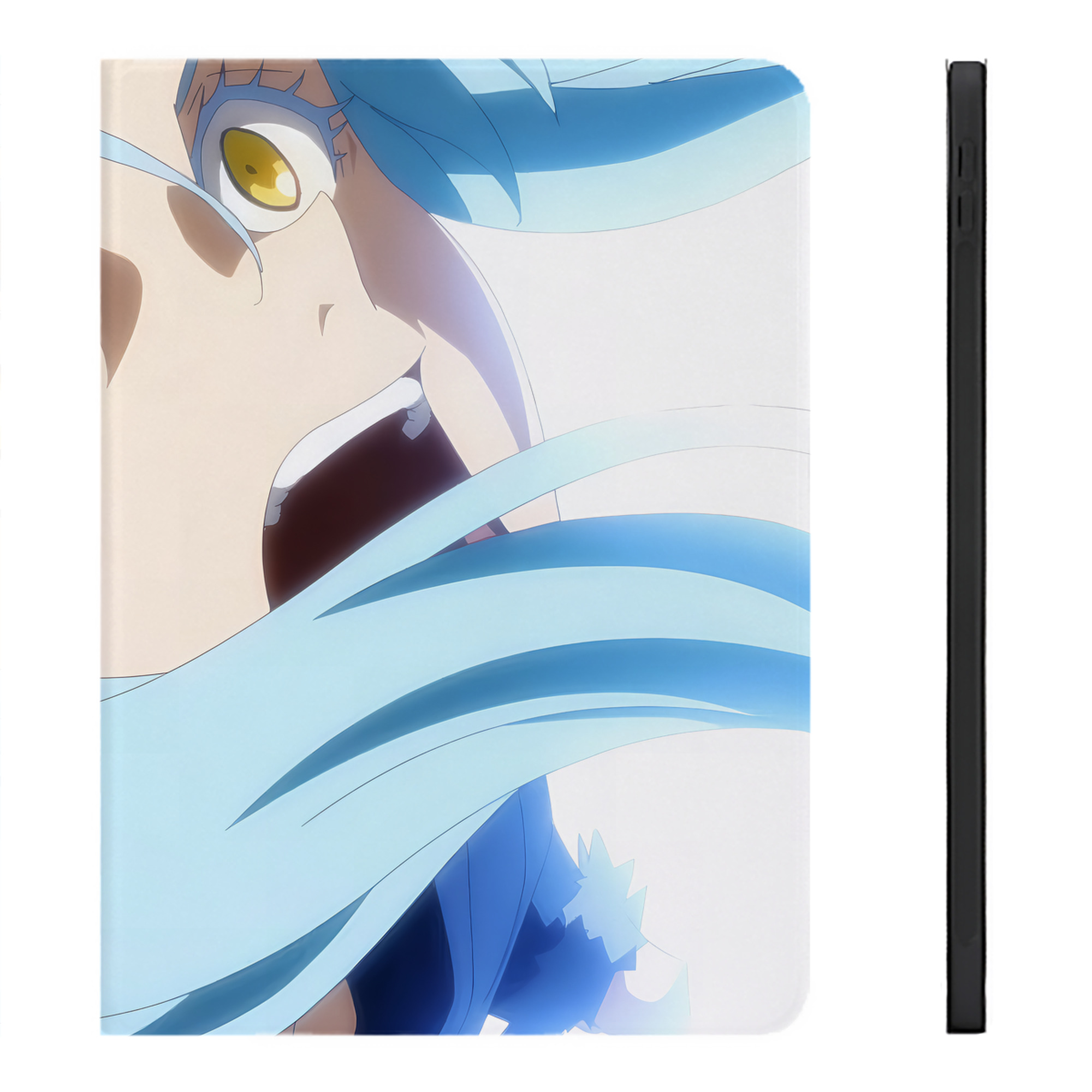 （画像用） 転スラ Regarding Reincarnated to Slime IPadケース ペンホルダー付き ブックスタイルデザイン